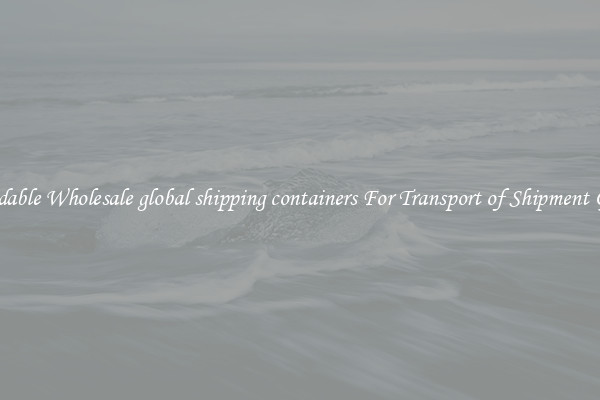 Affordable Wholesale global shipping containers For Transport of Shipment Goods 