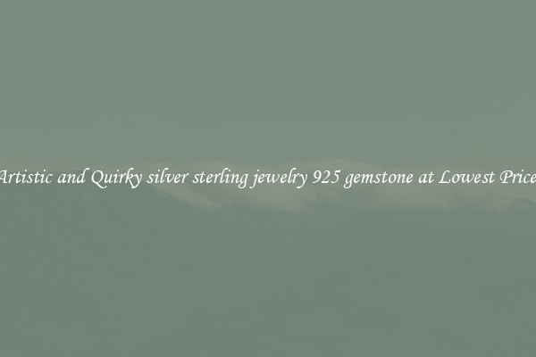 Artistic and Quirky silver sterling jewelry 925 gemstone at Lowest Prices