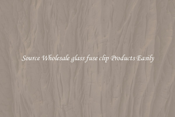 Source Wholesale glass fuse clip Products Easily