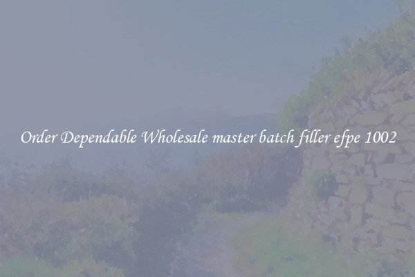 Order Dependable Wholesale master batch filler efpe 1002