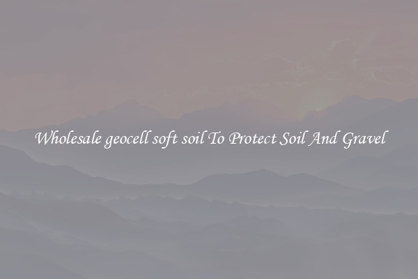 Wholesale geocell soft soil To Protect Soil And Gravel