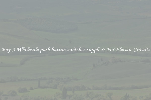 Buy A Wholesale push button switches suppliers For Electric Circuits