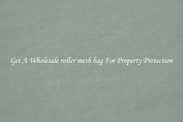 Get A Wholesale roller mesh bag For Property Protection
